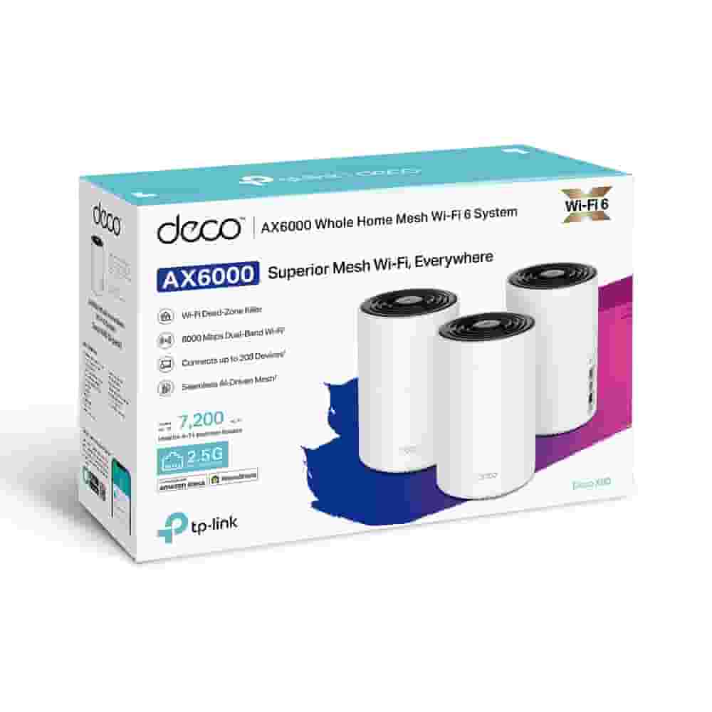 Гигабитная двухдиапазонная домашняя Mesh-система Wi-Fi6 TP-Link Deco X80/AX6000 (3-pack)-7