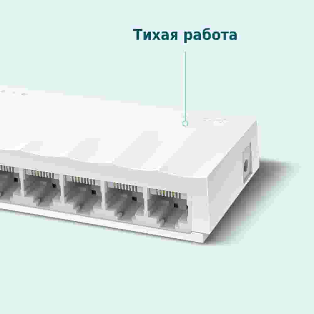 Настольный коммутатор TP-Link LS1008 LiteWave с 8 портами 100 Мбит/с-3