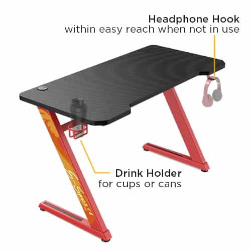 Компьютерный игровой стол, GAMING DESK  GMD02-2-6