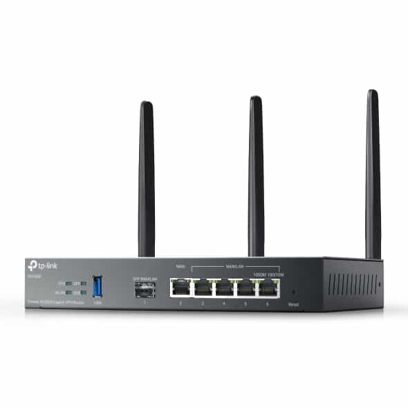 VPN‑маршрутизатор Omada с гигабитными портами и поддержкой Wi‑Fi AX3000-3