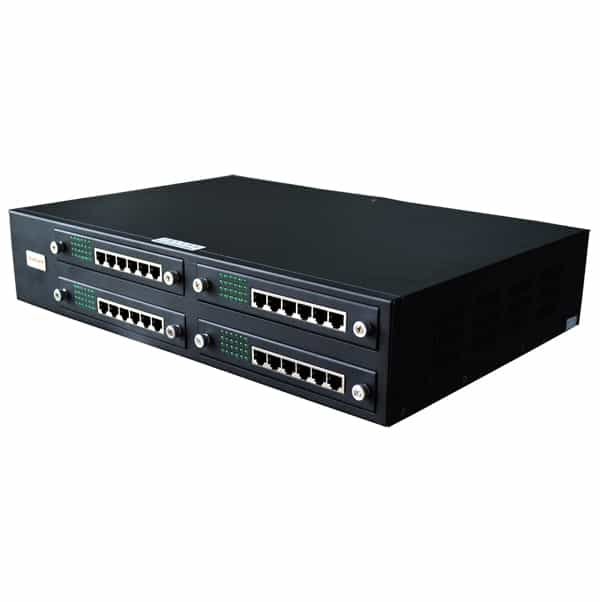 VOIP шлюз, WSS120-24FXO-C 24FXO VoIP Gateway-1