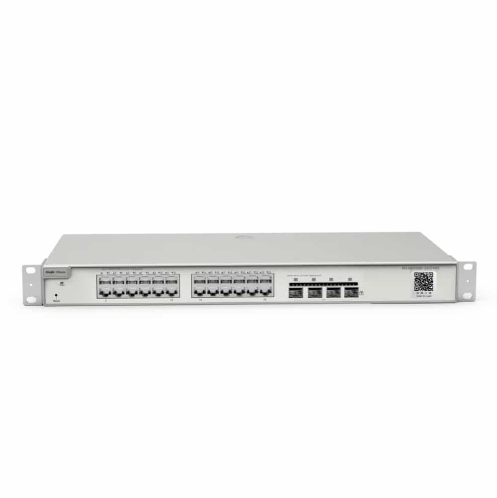 Ruijie-Reyee RG-NBS3200-24GT4XS-P 24-portli POE gigabitli boshqariladigan kommutator-1