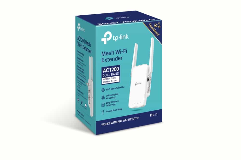 Усилитель Wi-Fi сигнала Tp-Link RE315/AC1200-4