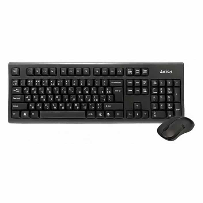 A4-Tech 3000N USB simsiz klaviatura va sichqoncha komplekt-1