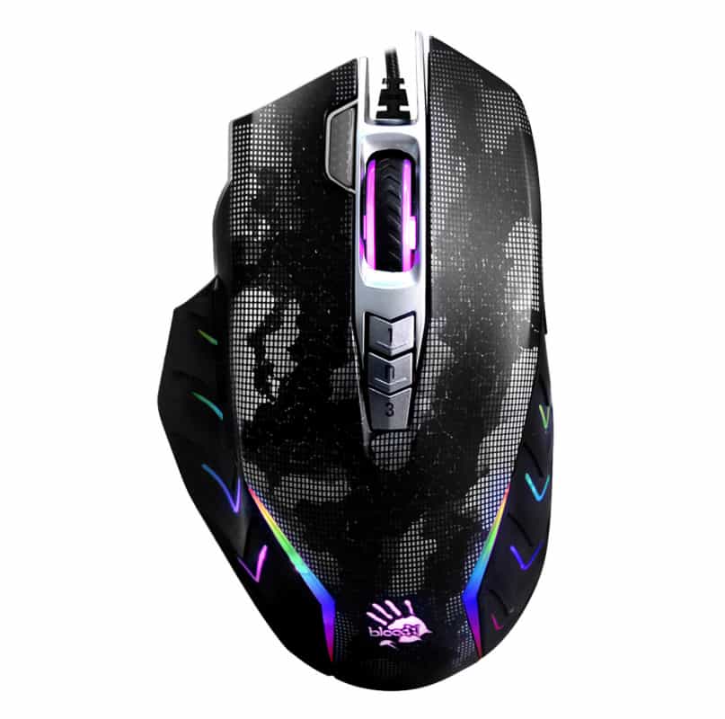 Bloody J95S RGB-Black USB Проводная игровая мышь-1