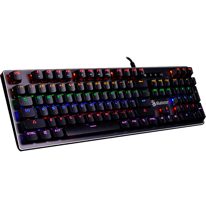 Bloody B760 (GREY) GREEN SWITCH USB simli klaviatura-1