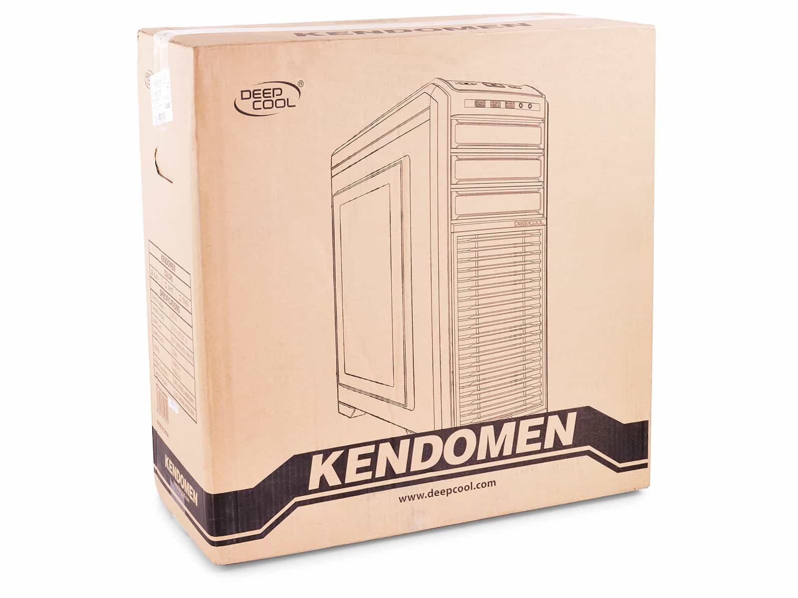 Кейс DeepCool KENDOMEN RD (Black-Red)-3