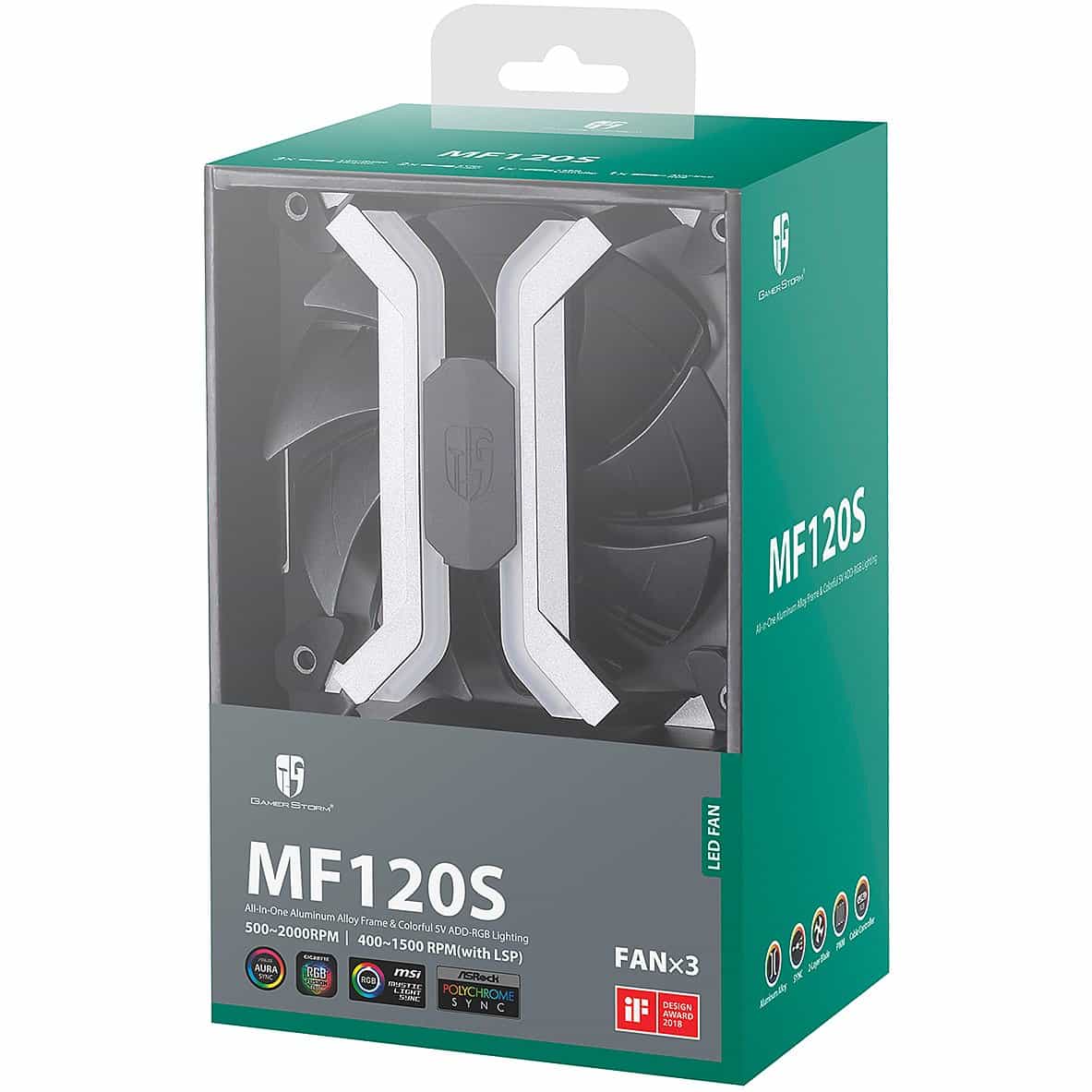 Комплект вентиляторов для корпуса Deepcool Gamer Storm MF 120S-3