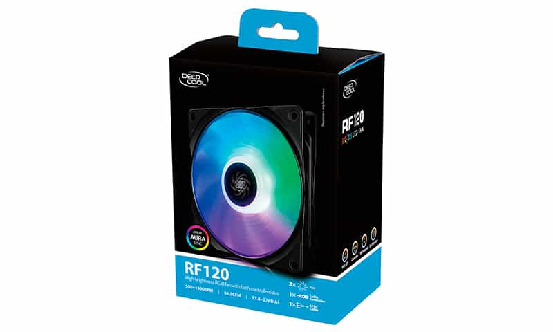 Комплект вентиляторов для корпуса Deepcool RF 120 3 в 1-5
