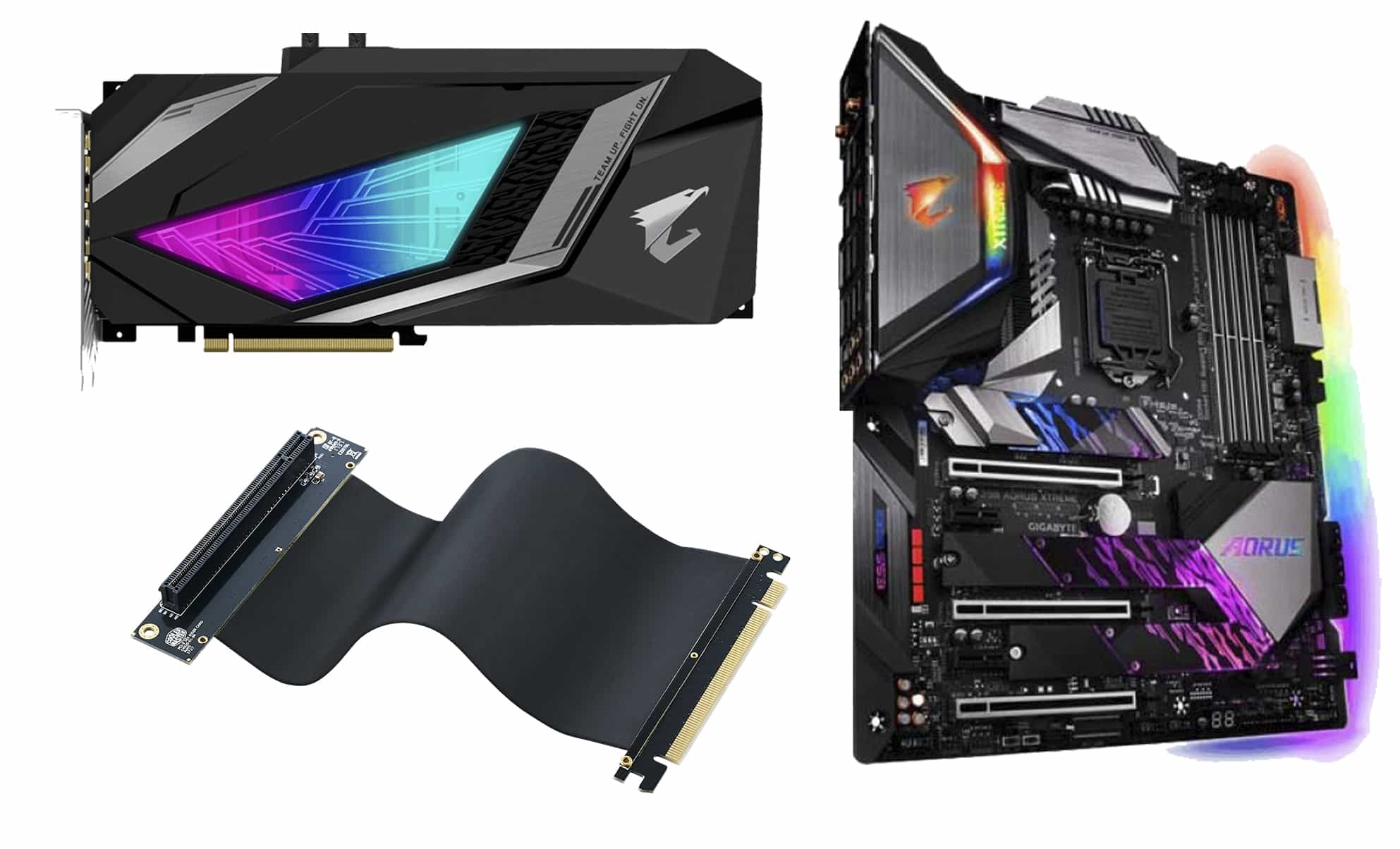 Кабель удлинитель для видеокарты Deepcool PEC 300 (Рейзер)-1