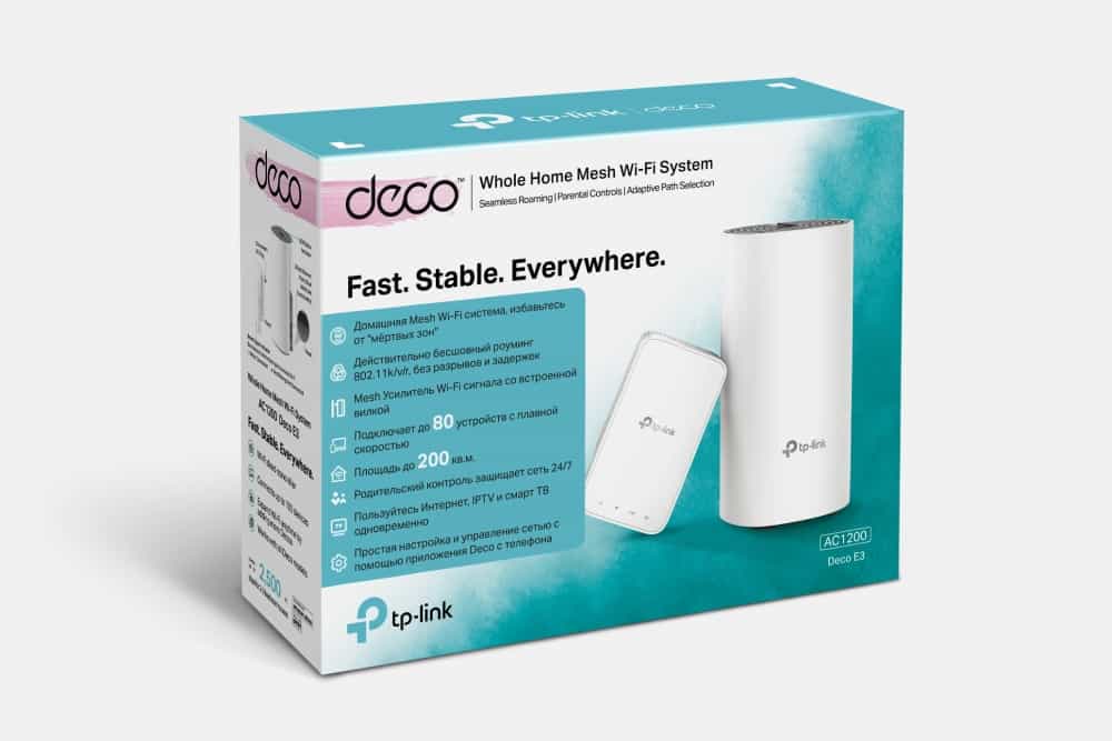 TP-Link Deco E3/AC1200 Усилитель Wi-Fi сигнала, Точка доступа-3