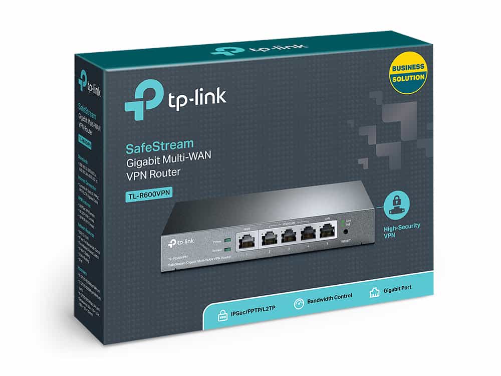 Коммутатор TP-Link TL-R600VPN 4-портовый 1ГБ (Switch)-4