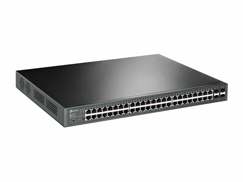 Гигабитный PoE Smart коммутатор TP-Link T1600G-52PS (TL-SG2452P) 48-портовый switch-1