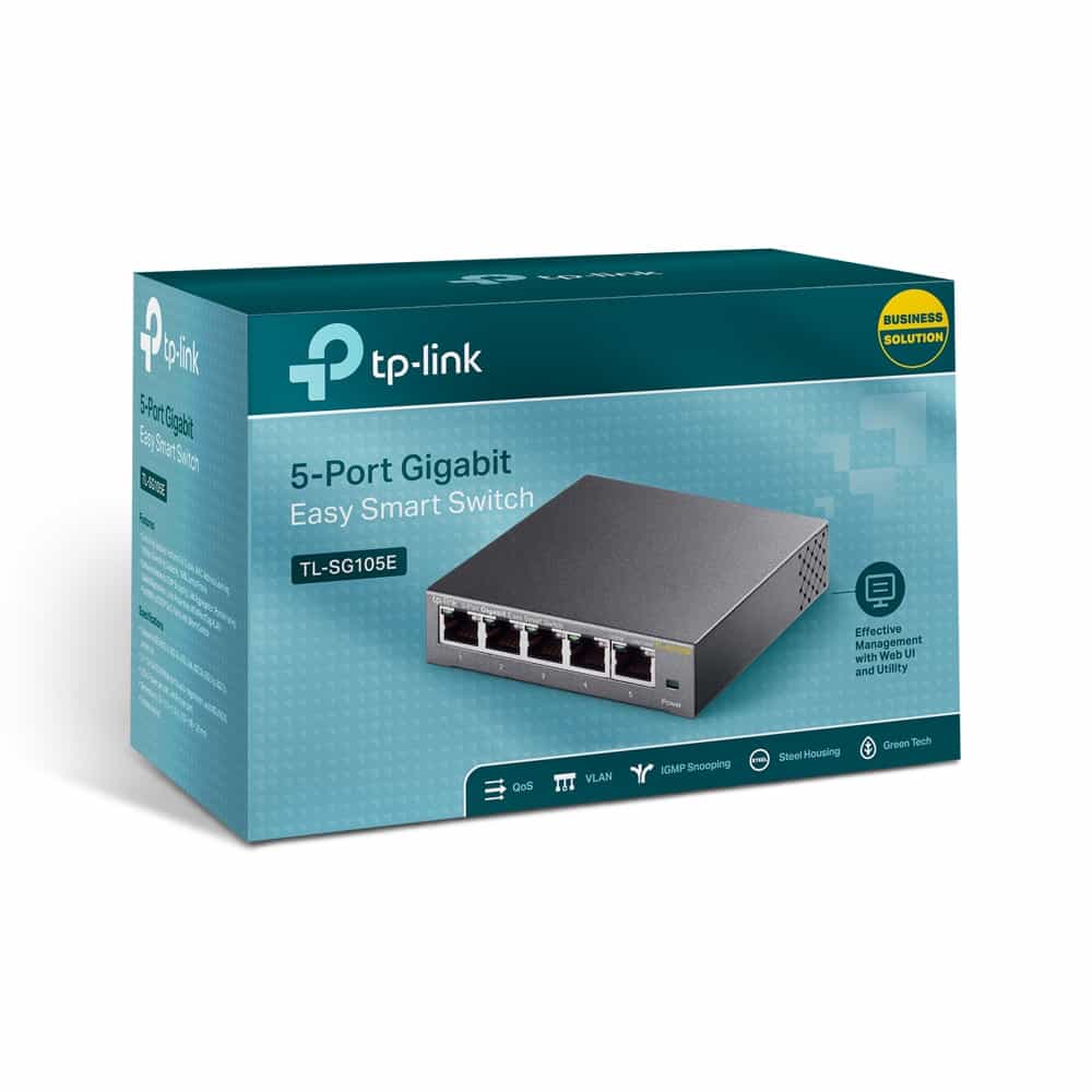Коммутатор TP-Link TL-SG105E (5-портовый switch)-4