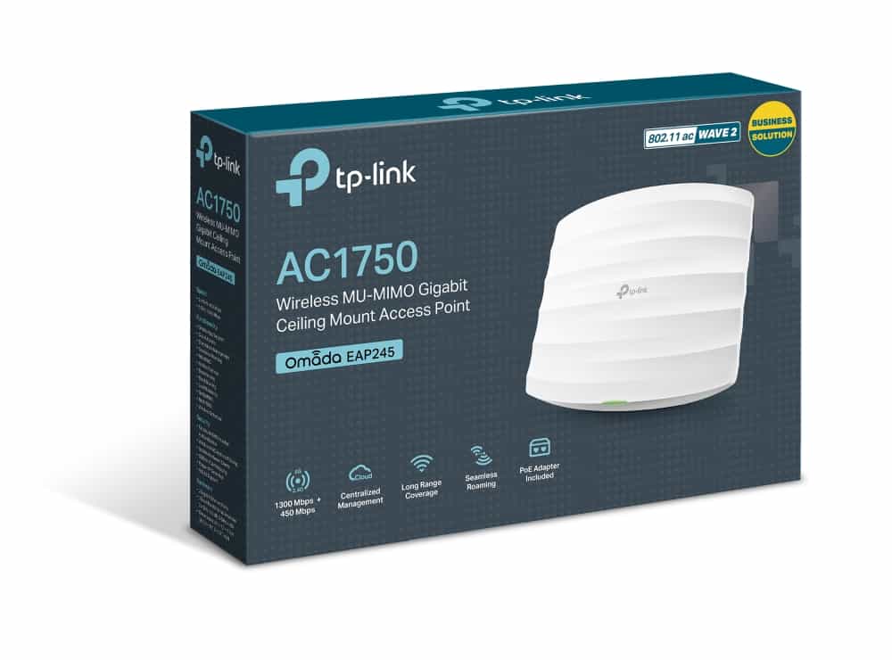 Wi-Fi Настенная точка доступа TP-Link EAP245 OEM Wan/Lan-4