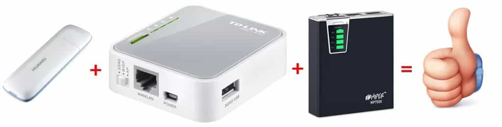 Portativ 3G/4G marshrutizator TP-Link TL-MR3020-2
