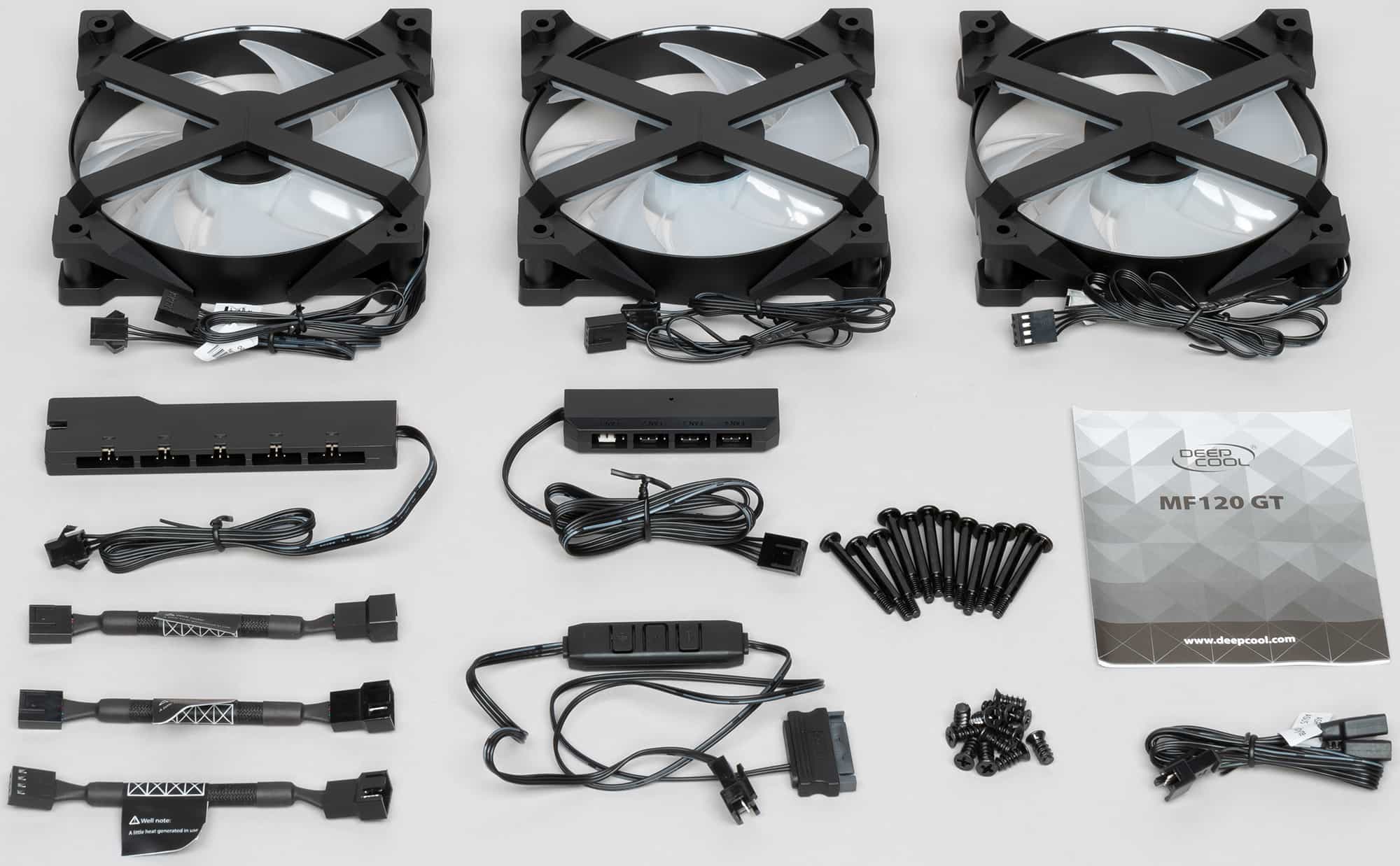 Комплект вентиляторов для корпуса Deepcool MF 120GT 3in1-6