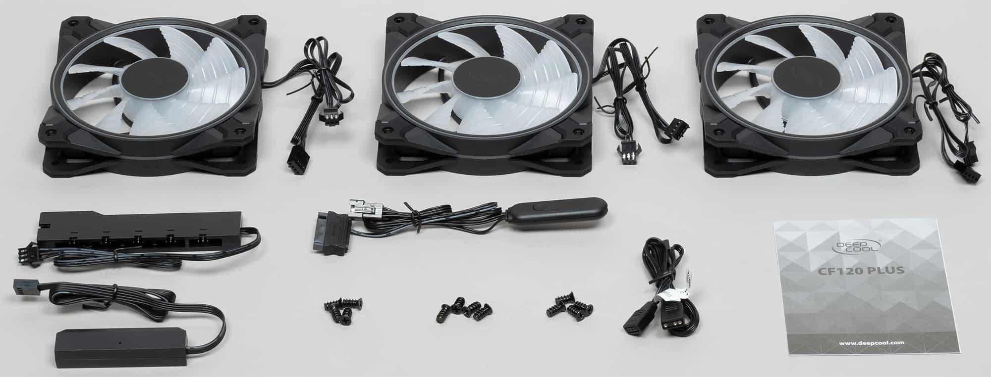 Комплект вентиляторов для корпуса Deepcool CF 120 PLUS-3