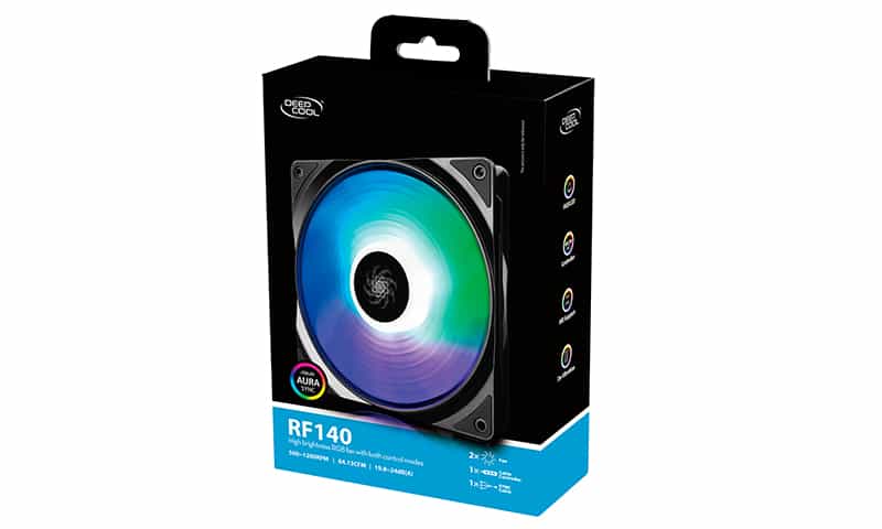 DeepCool RF 140 2in1 - Korpus uchun ventilyatorlar komplekti-6
