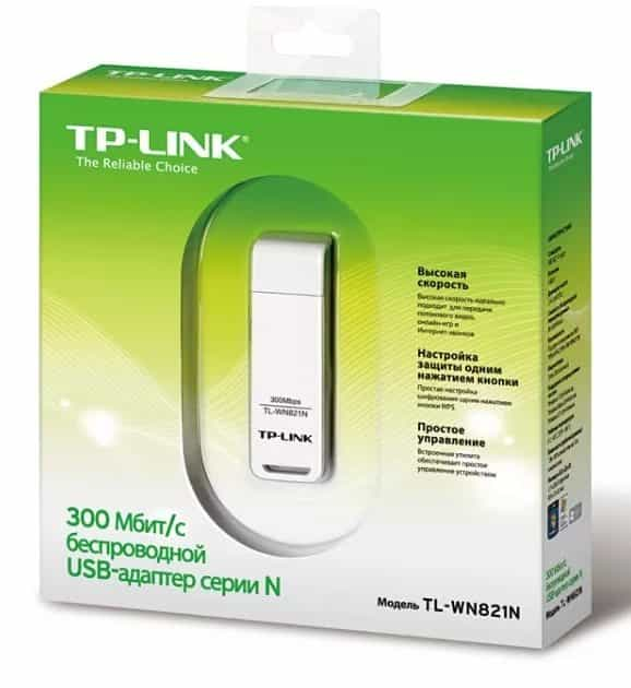 Wi-Fi адаптер TP-Link TL-WN821N-2