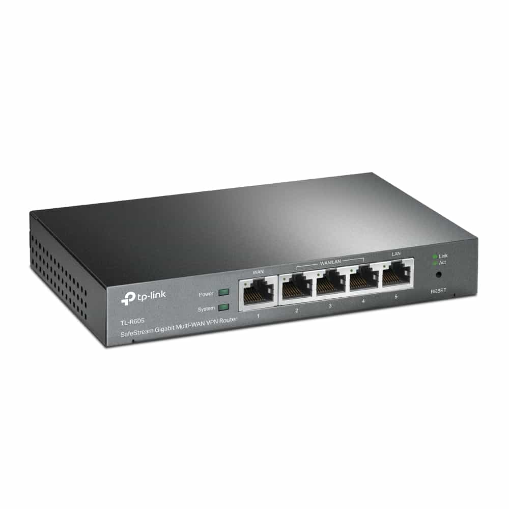 Коммутатор TP-Link TL-R605VPN 4-портовый 1ГБ (Switch)-1