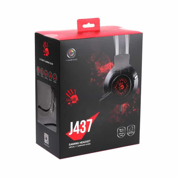 Игровые проводные наушники Bloody J437-3