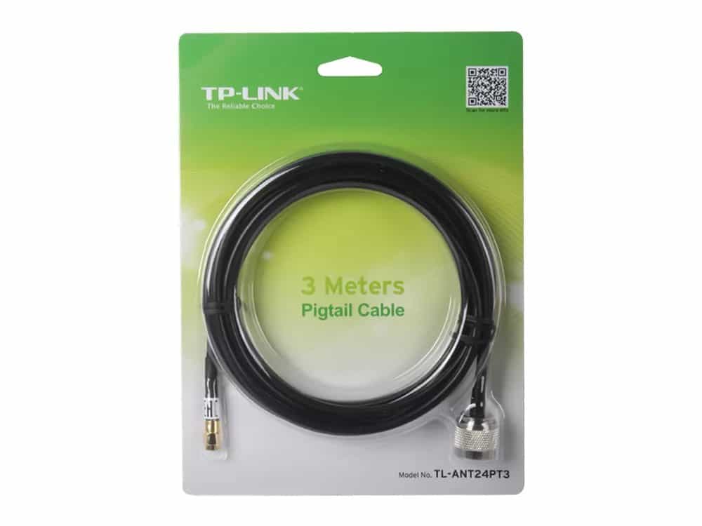 TP-Link TL-ANT24PT3 – bu 3 metr uzunlikdagi RP-SMA shtekkerli antena kabeli-1