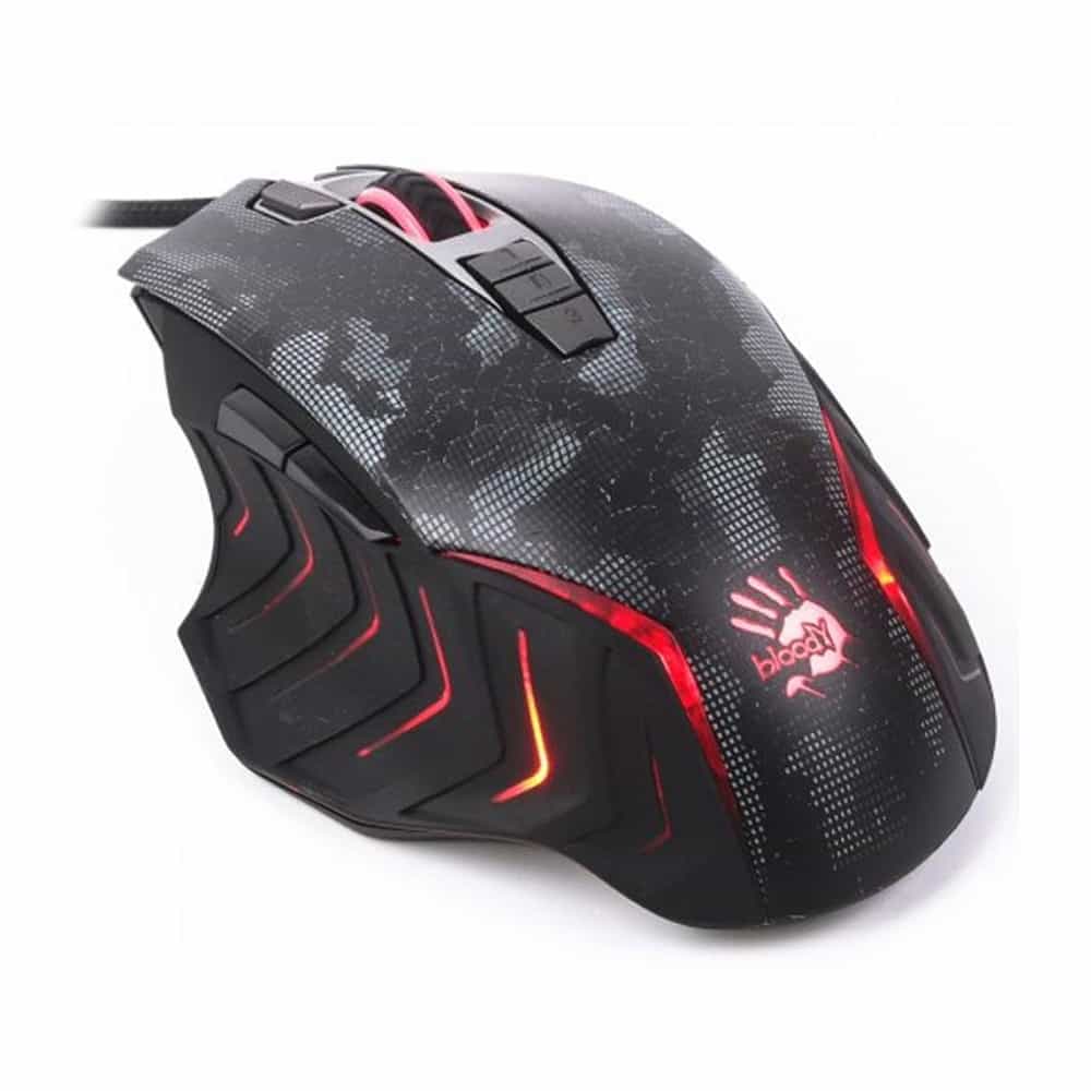 Bloody J95S RGB-Black USB Проводная игровая мышь-3