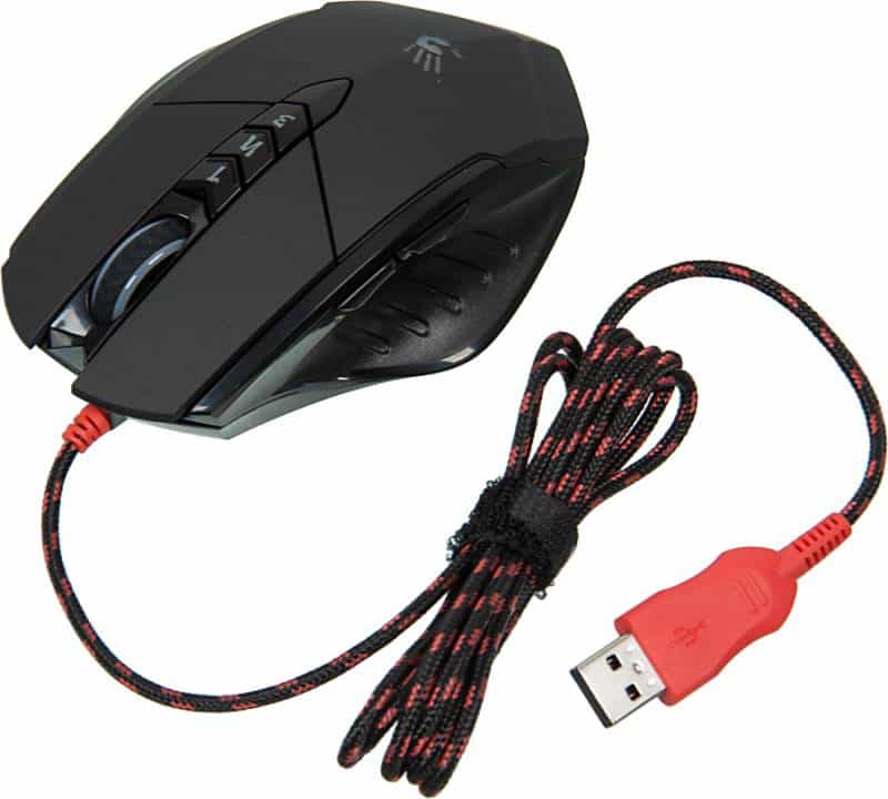 Bloody V7M71 RGB-Black USB simli o‘yin sichqonchasi va kovrik-2