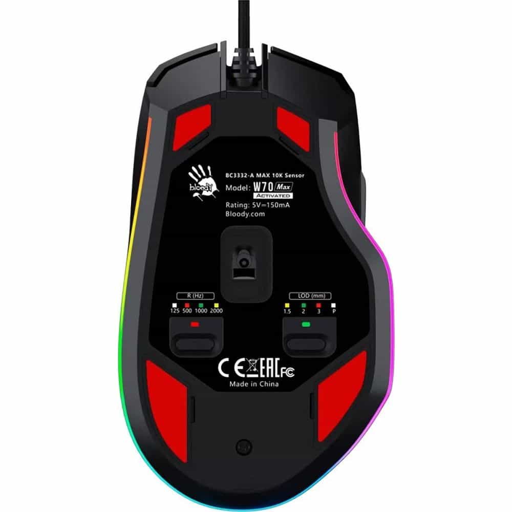  Bloody W70MAX USB simli o‘yin sichqonchasi ikki rangdagi variantda mavjud: RGB-Black va Stone Panda White-3