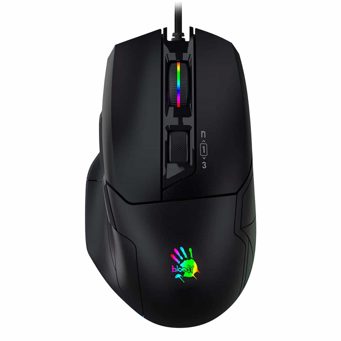  Bloody W70MAX USB simli o‘yin sichqonchasi ikki rangdagi variantda mavjud: RGB-Black va Stone Panda White-1