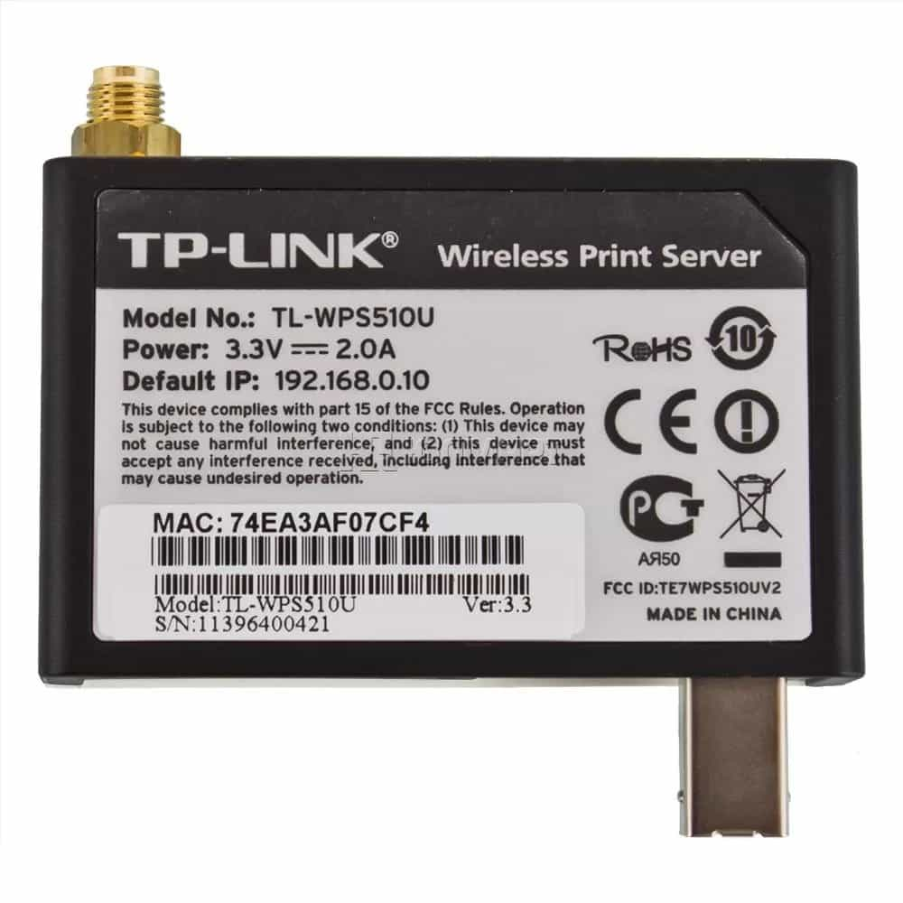 Антенна Принт-сервер TP-Link TL-WPS510U-2