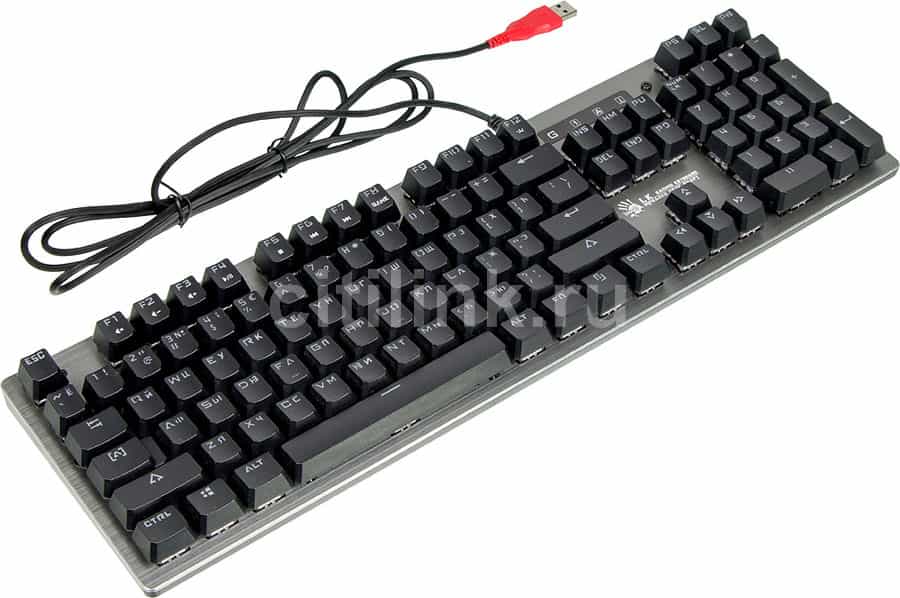 Bloody B760 (GREY) GREEN SWITCH USB simli klaviatura-3