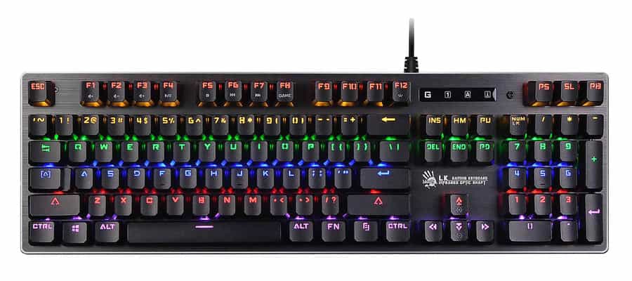 Bloody B760 (GREY) GREEN SWITCH USB simli klaviatura-2