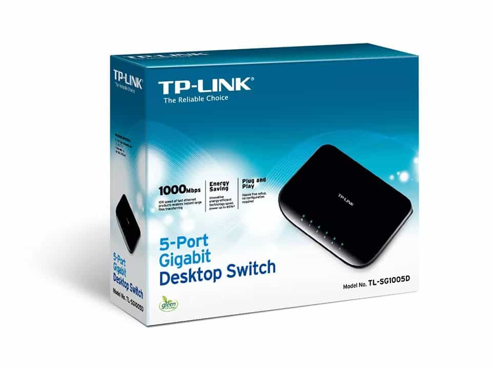 Мини коммутатор TP-Link TL-SG1005D 5-портовый-2