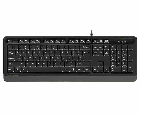 A4Tech FK10 USB simli klaviatura o‘yinchilar va ofis foydalanuvchilari uchun qulay va ishonchli variantdir-2