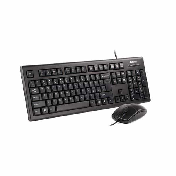 Проводной комплект клавиатуры и мыши A4-Tech KR-8520 DS Silent-1