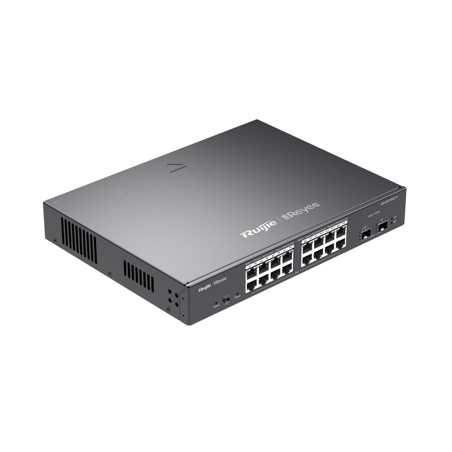 Ruijie RG-ES218GC-P 18-portli gigabit smart kommutatori PoE va bulutli boshqaruv-2