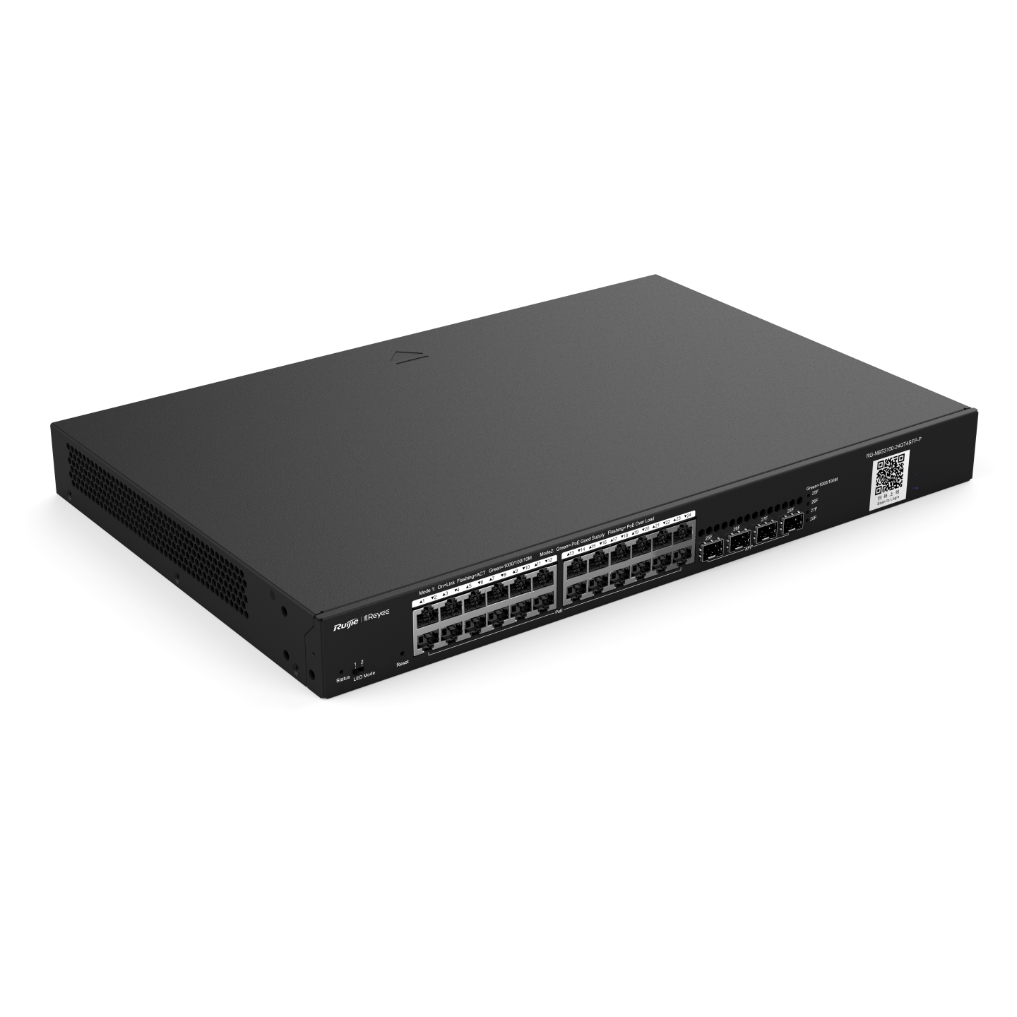 Ruijie RG-NBS3100-24GT4SFP-P 28-портовый гигабитный коммутатор PoE уровня 2, управляемый облаком -3