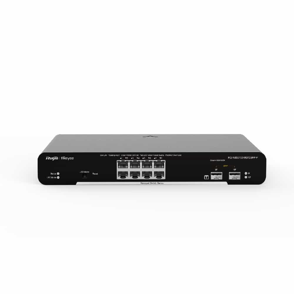 Ruijie-Reyee RG-NBS3100-8GT2SFP 8-portli gigabitli boshqariladigan kommutator-1