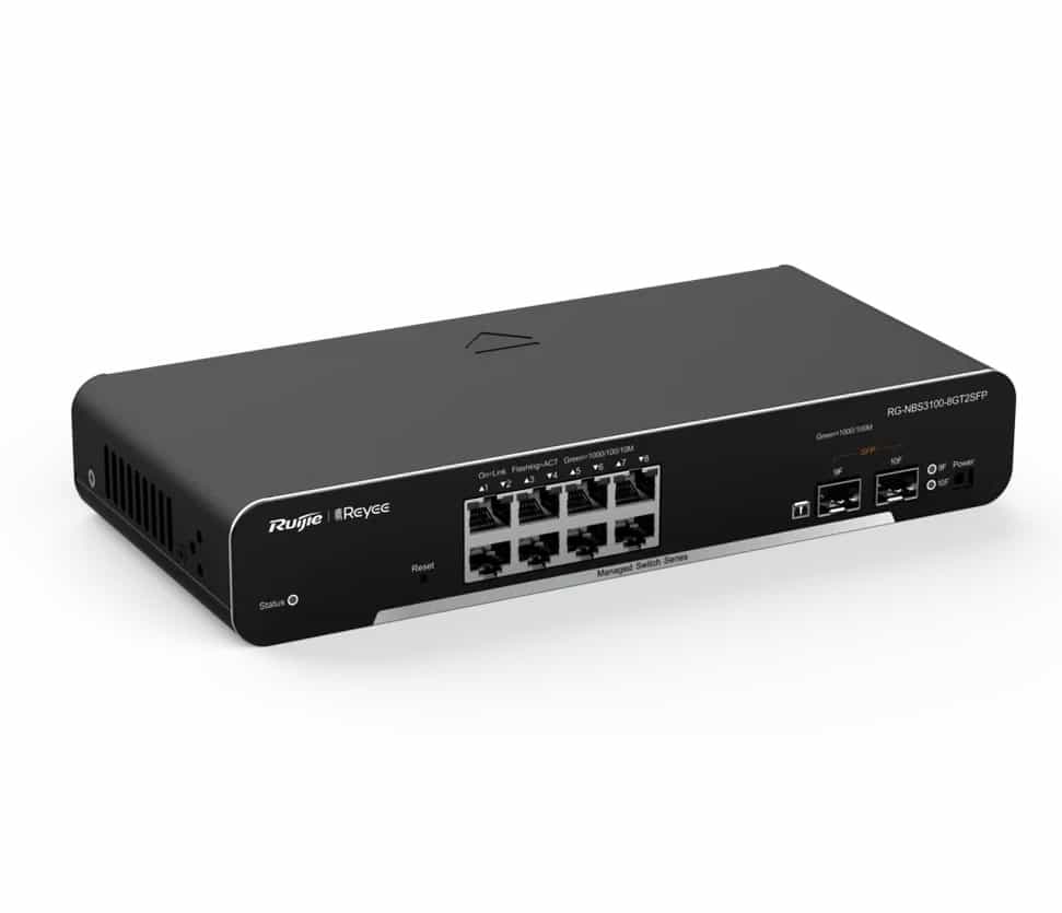 Ruijie-Reyee RG-NBS3100-8GT2SFP-P 8-portli POE gigabit boshqariladigan kommutator-3