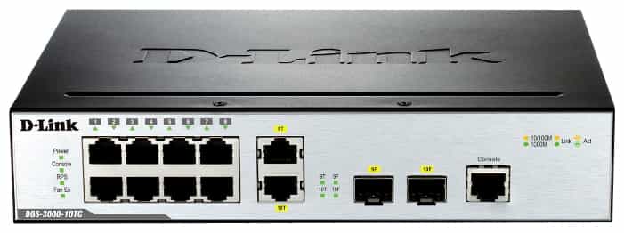 Управляемый коммутатор D-link DGS-3000-10TC 8-портов (Switch)-3