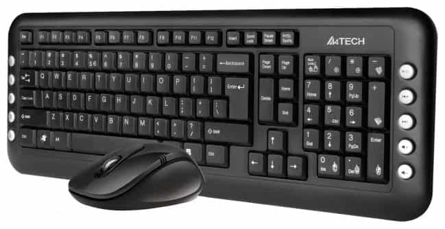 A4-Tech 7200N USB simsiz klaviatura va sichqoncha komplekt-4