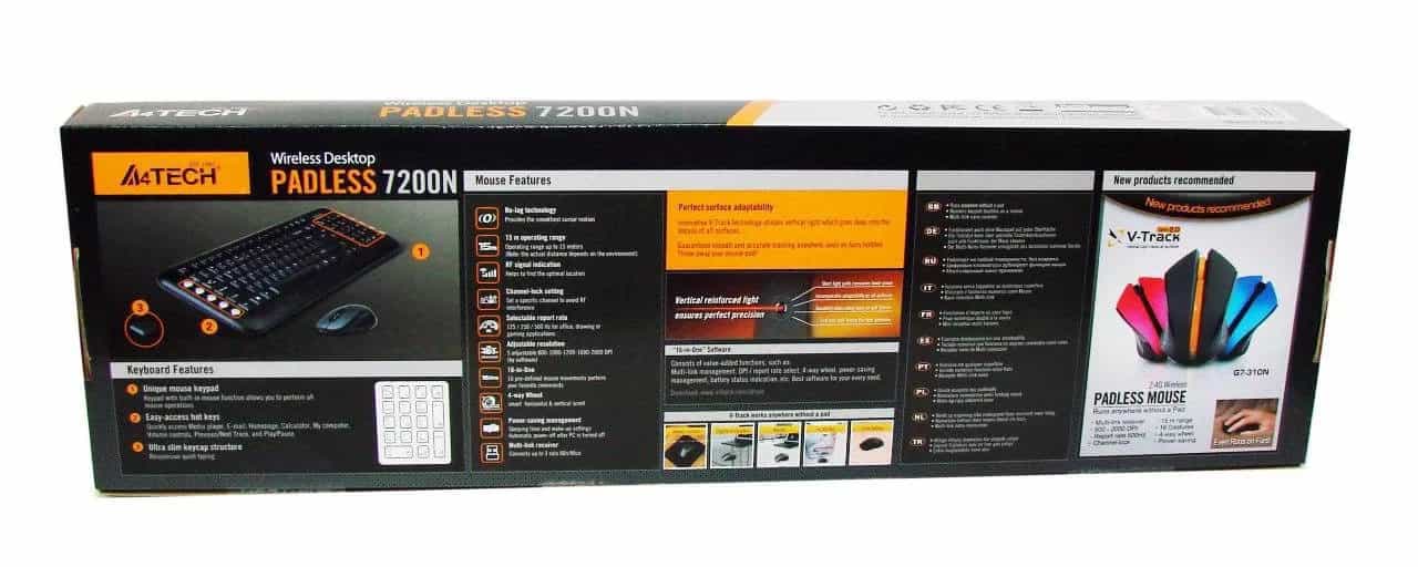 A4-Tech 7200N USB simsiz klaviatura va sichqoncha komplekt-2