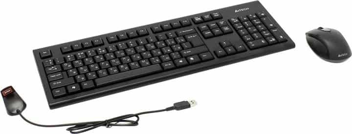  A4-Tech 7100N USB simsiz klaviatura va sichqoncha komplekt-4