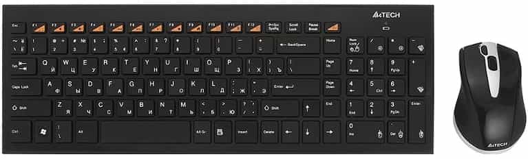  A4-Tech 9500F USB simsiz klaviatura va sichqoncha komplek-3