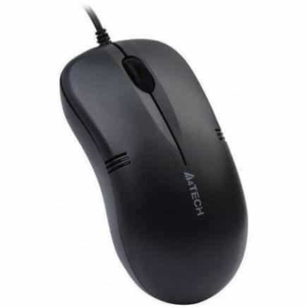 A4-Tech OP-560NU - USB simli sichqoncha (Qora)-4
