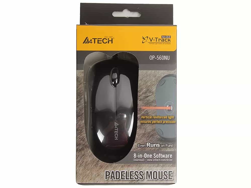 A4-Tech OP-560NU - USB simli sichqoncha (Qora)-2