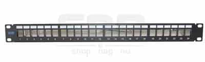 Optik patch-panel, bo‘sh, 1U-2