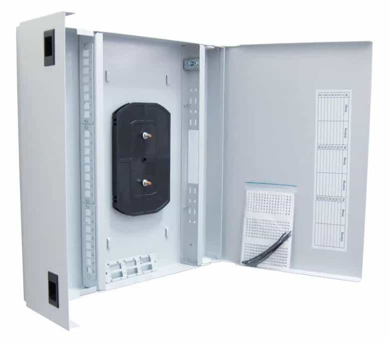 Metalik devorga o‘rnatiladigan boks (patch panel) 8-16 port-1